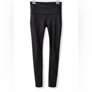 Shiny Black Lululemon Leggings